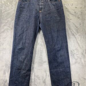 Scott Fraser Collection Dark Denim 5 Pocket Men’s Jeans 38W UK Buckle High Rise